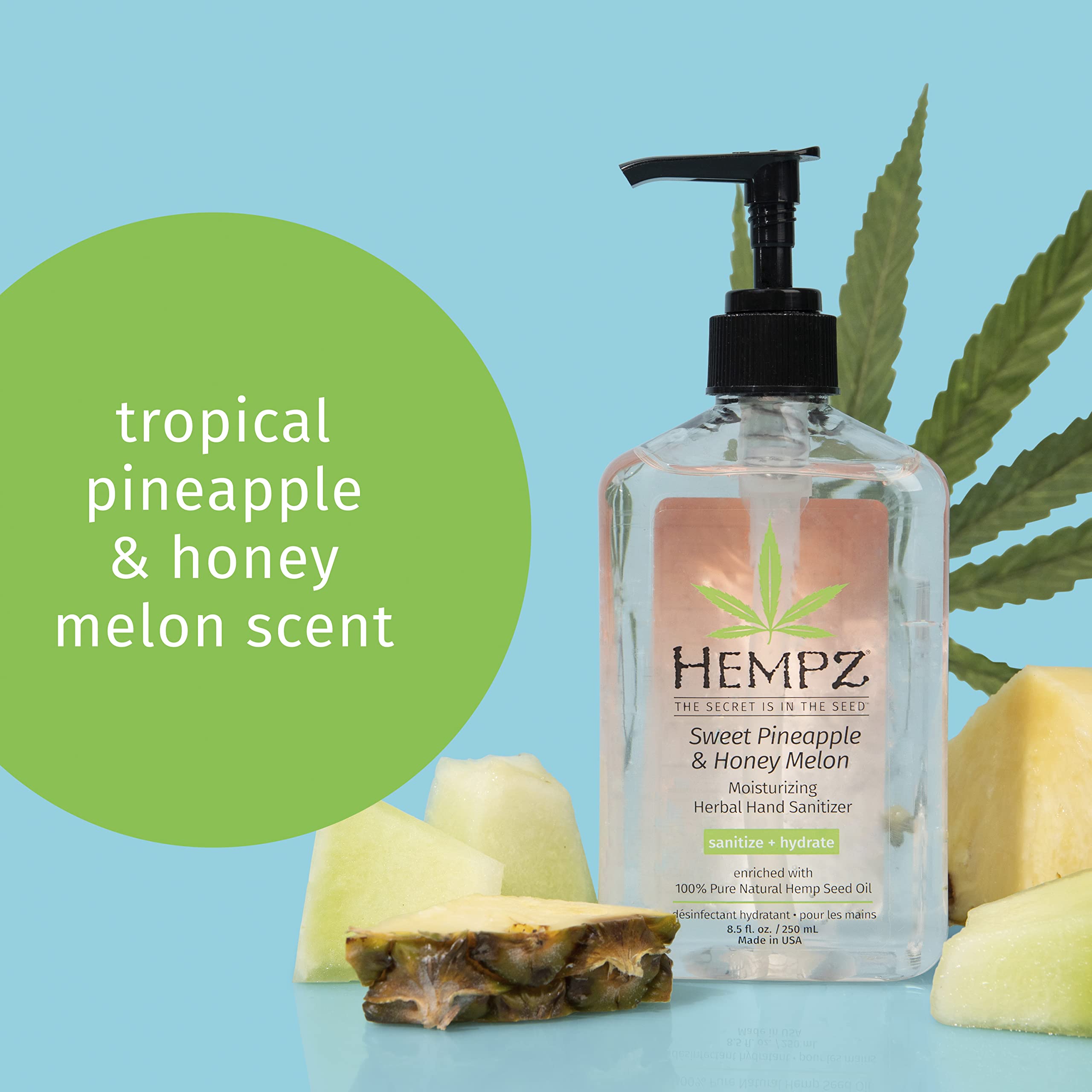 Hempz honey melon vitamins and vitamin E moisturize hands