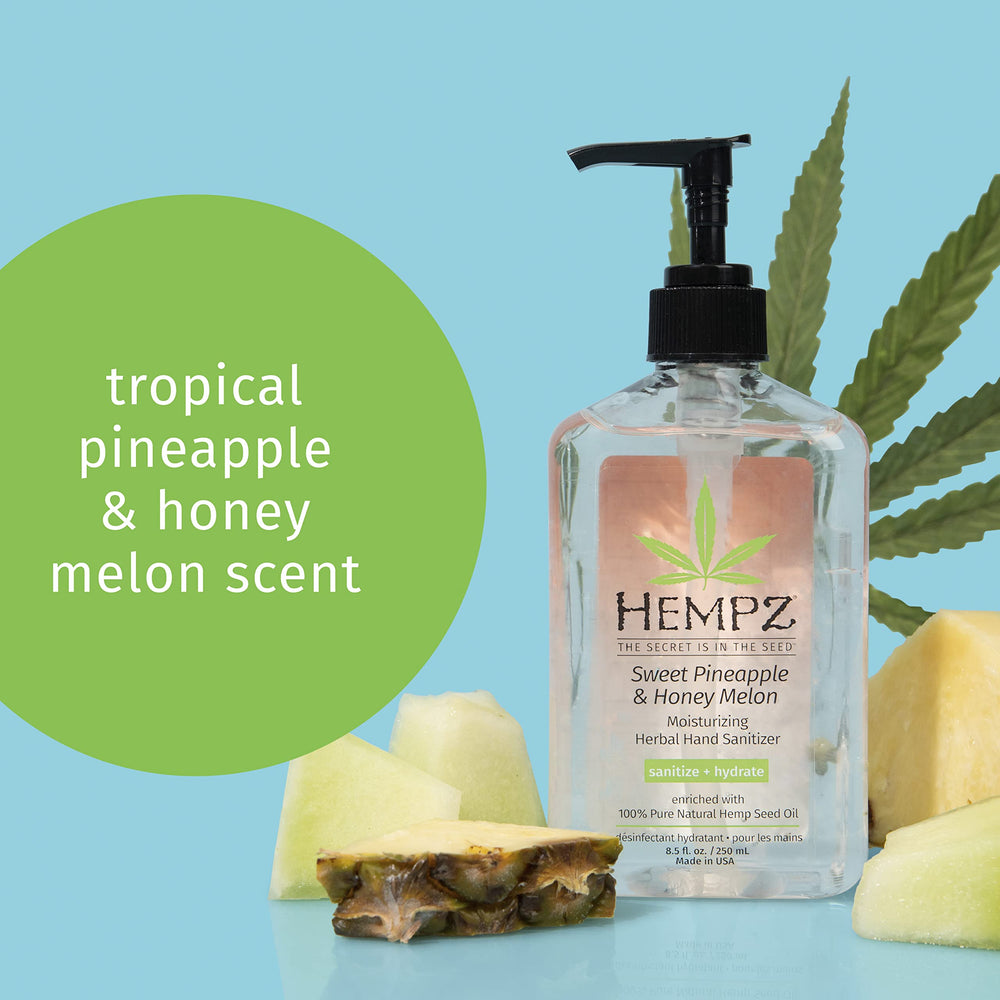 Hempz honey melon vitamins and vitamin E moisturize hands