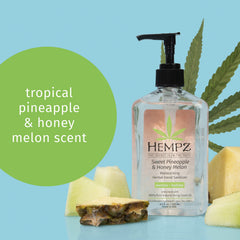 Hempz honey melon vitamins and vitamin E moisturize hands