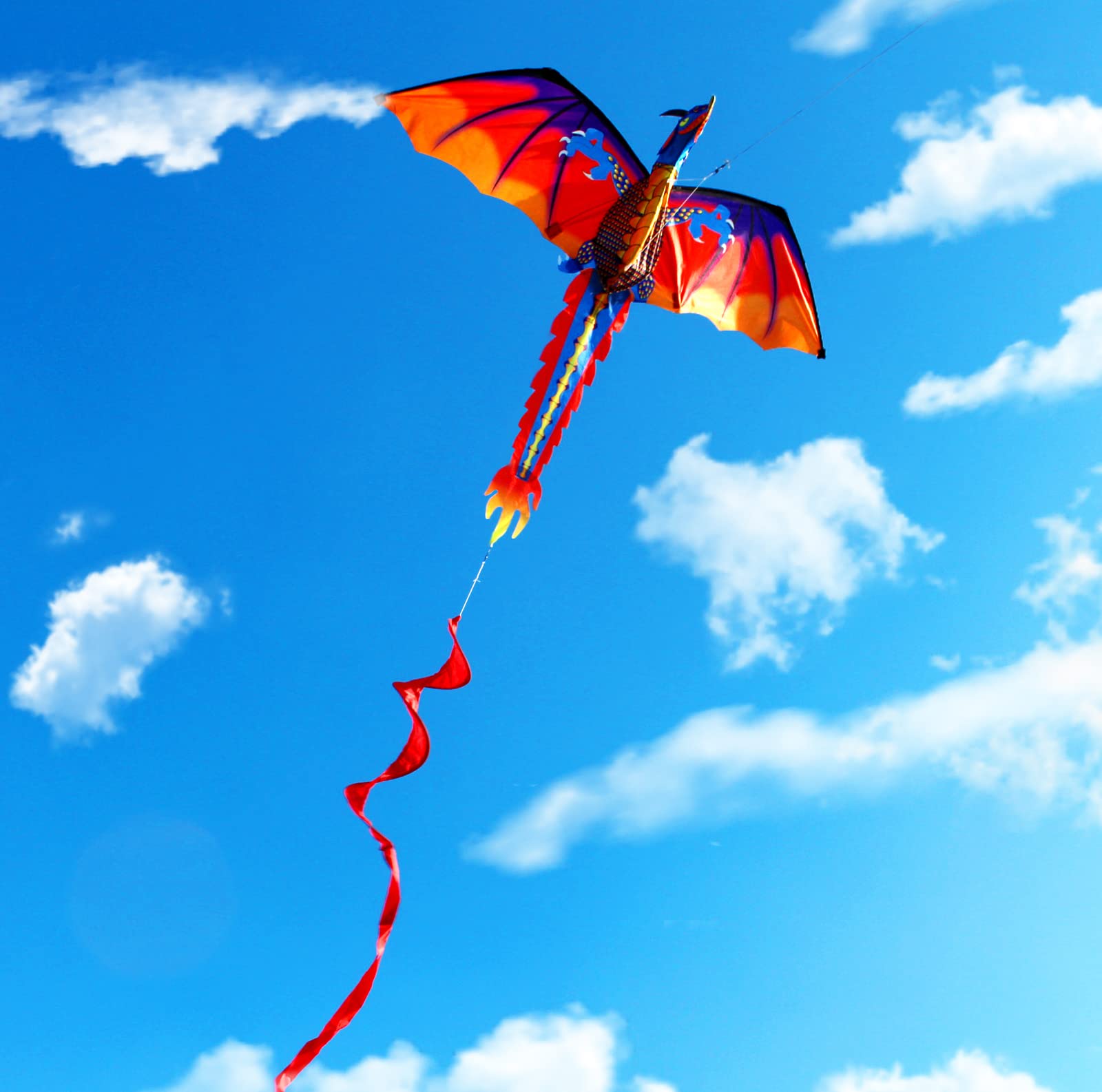 HENGDA KITE durable fiberglass rods resist bending in wind.