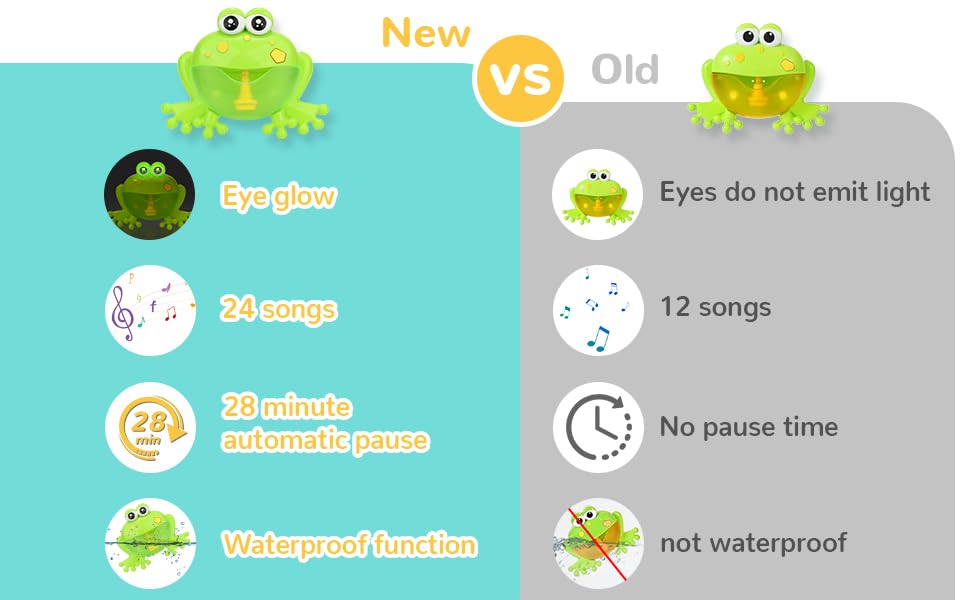 HengGL bubble maker with 24 songs for musical bath play