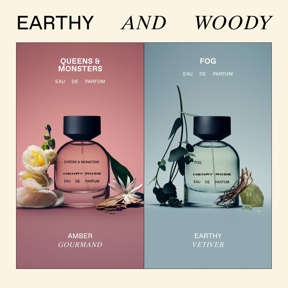 Henry Rose amber night mini vial, warm mood enhancer for evenings.