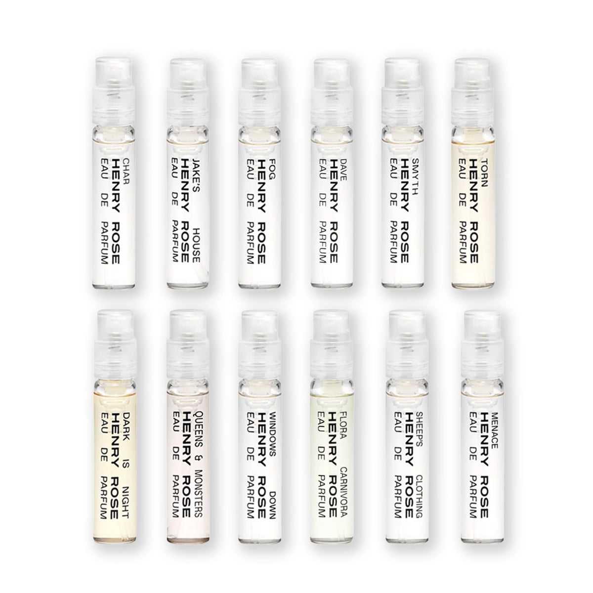 Henry Rose Dave mini vial, travel-friendly scent to test on the go.