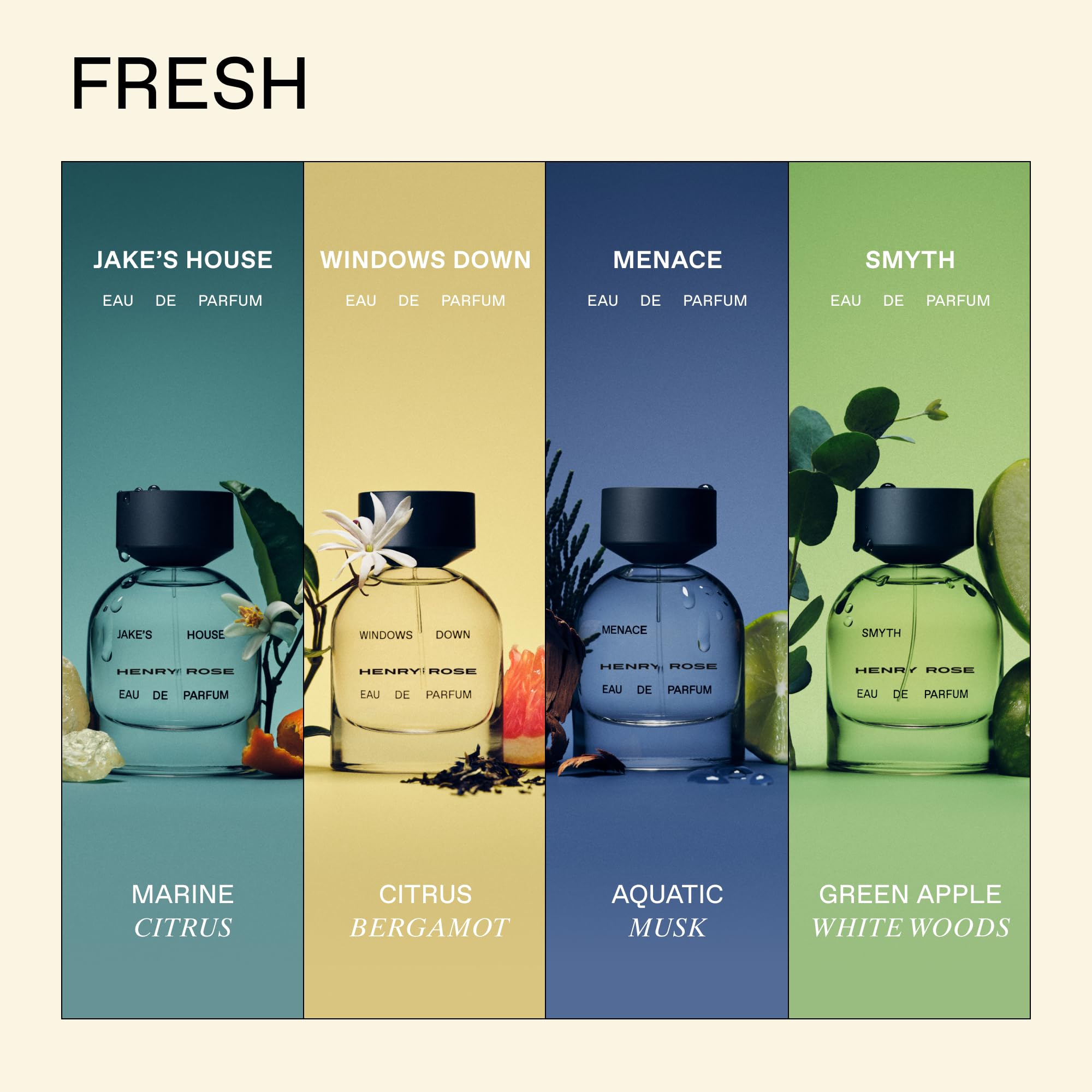 Henry Rose vanilla warm mini vial, comforting scent for cozy moments.