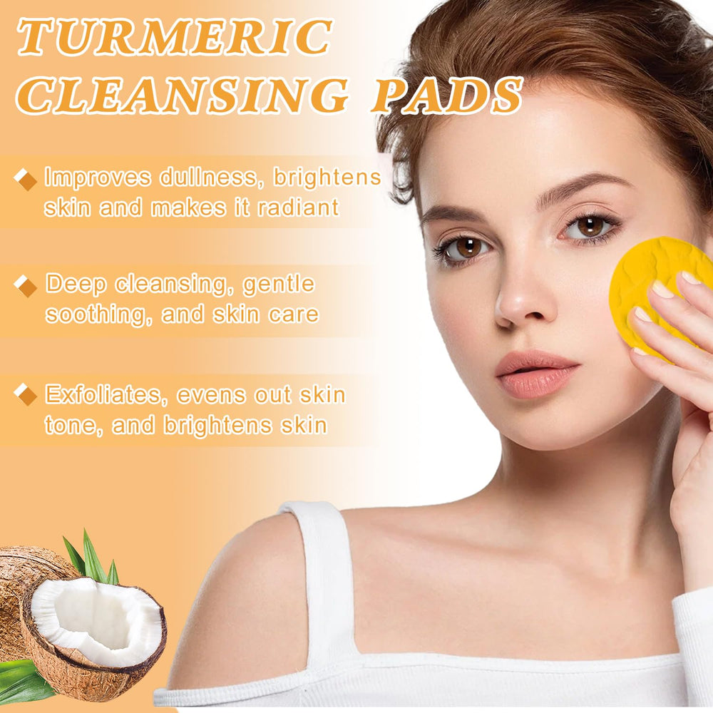 Hepanio turmeric cleansing pads for daily exfoliation