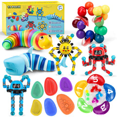 Hepoasky sensory slug toy for tactile play and calm focus.