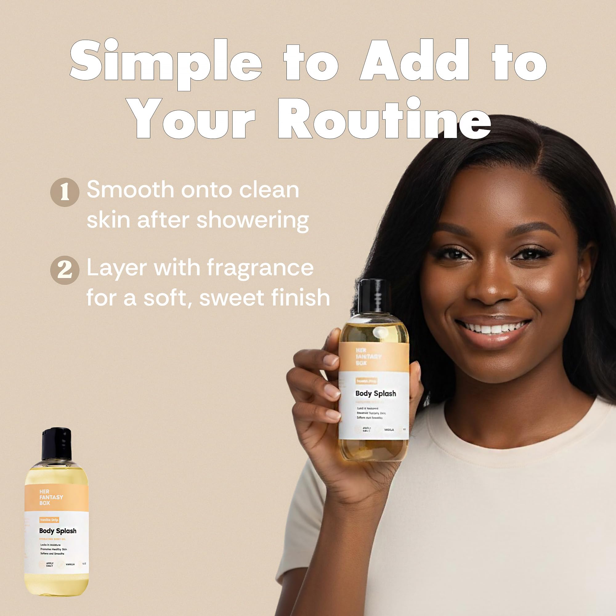Her Fantasy Box warm vanilla sugar aroma ideal for dessert-inspired notes
