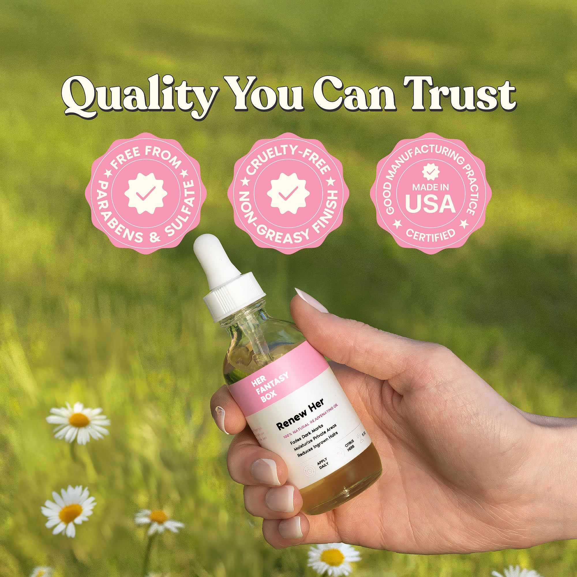 Gentle application on skin for soothing moisture