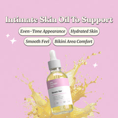 Renew Her bottle close-up highlighting premium natural ingredients for skin nourishment