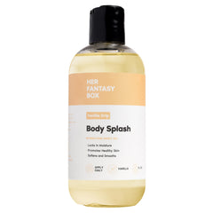 Her Fantasy Box Vanilla Drip Body Splash bottle for daily hydration