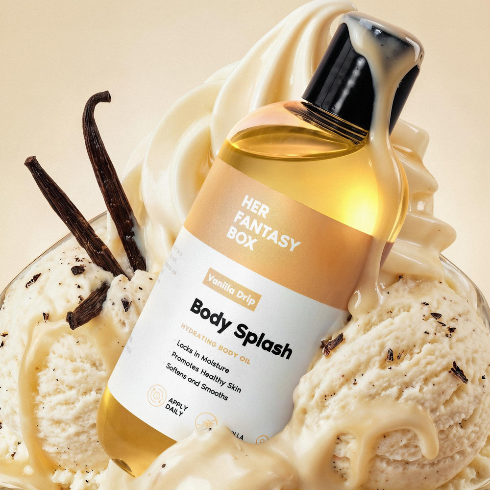 Her Fantasy Box Vanilla Drip fragrance oil ready to elevate daily scent