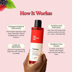 Her Fantasy Box Yummy bottle with citrus scent awakens daily routines