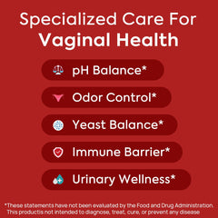 HerAuré probiotic capsules closeup for easy twice-daily use.