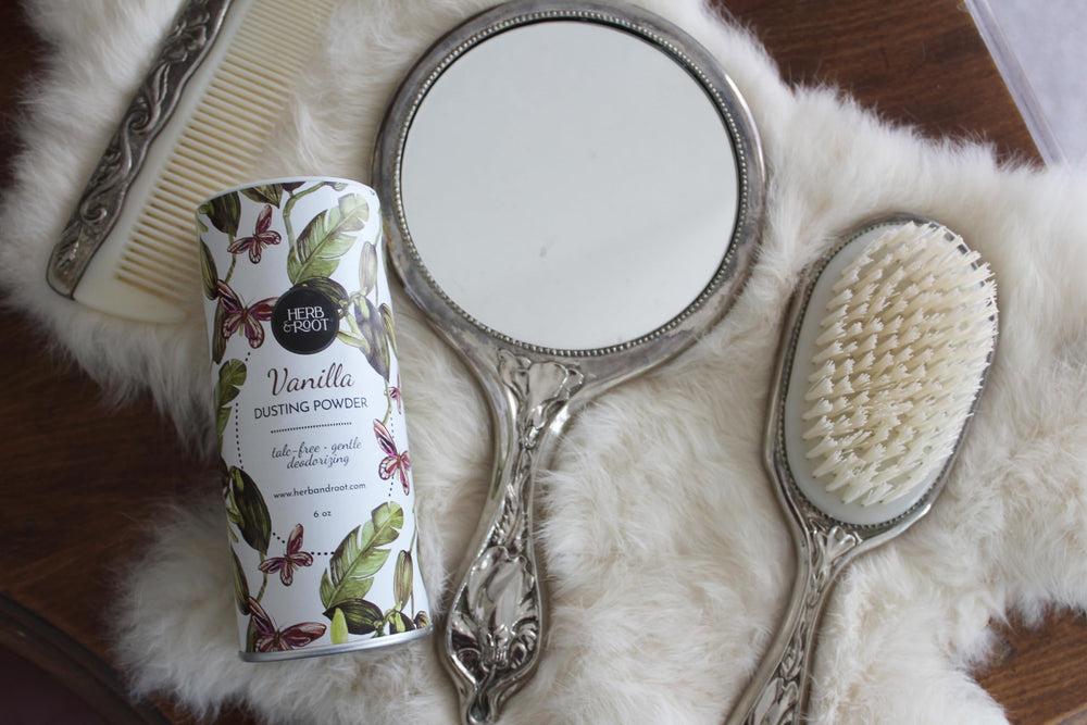 Herb & Root Gift Set full-size vanilla packaging ready for gifting.