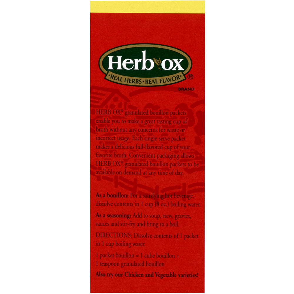 Herb-Ox Sodium Free Bouillon for family dinner prep, tasty starting point.