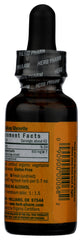 Amber glass bottle containing alcohol-free herbal extract