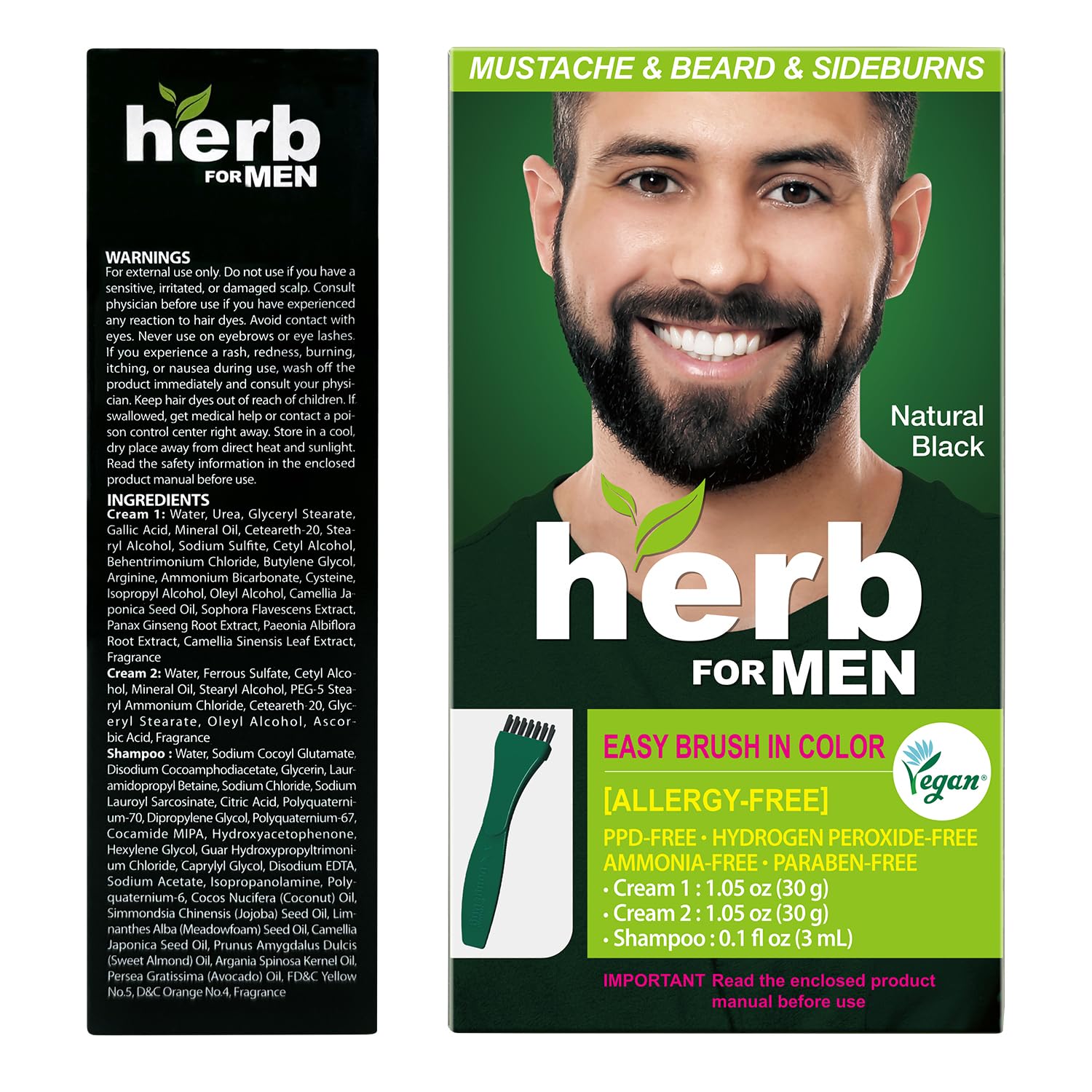 Natural ingredients in Herb Speedy may minimize hair damage versus traditional dyes