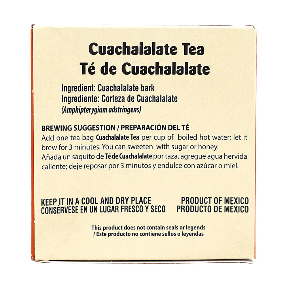 Herbacil Cuachalalate tea served with lemon and honey for flavor.