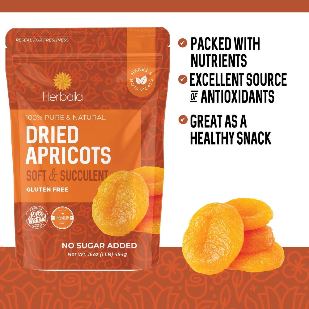 Herbaila apricots add vibrant color and fiber to cereals, yogurts, and smoothies.