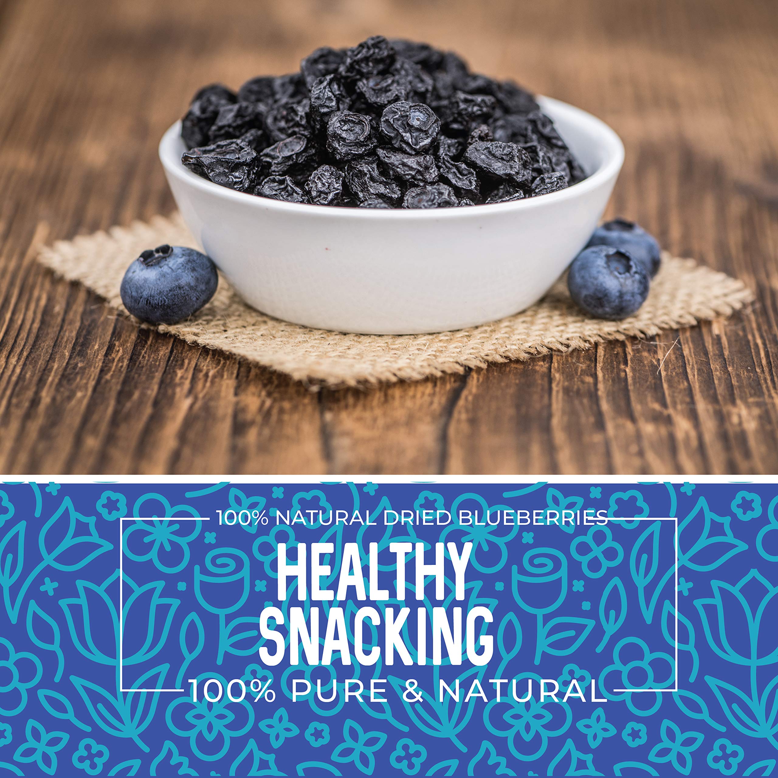 Herbaila blueberries sprinkled on oatmeal for fiber and flavor.