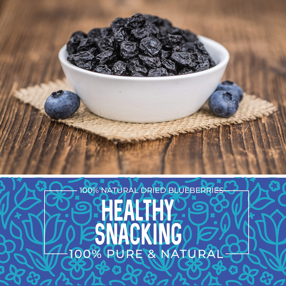Herbaila blueberries sprinkled on oatmeal for fiber and flavor.