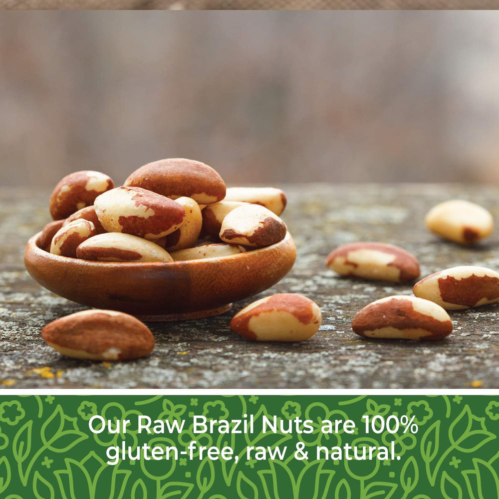 Herbaila Brazil nuts unsalted, whole and shelled ready for versatile use in recipes.