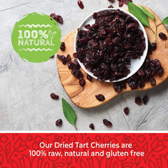 Herbaila Montmorency tart cherries in a resealable pouch ensure freshness between uses.