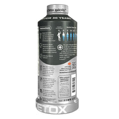Herbal Clean Eliminex Straw-Mango flavor poured into a glass