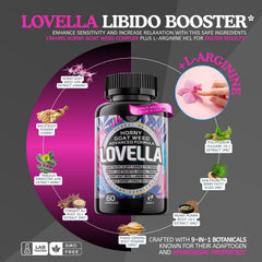HERBAL HOT Tribulus terrestris for women capsule image highlights herbal support