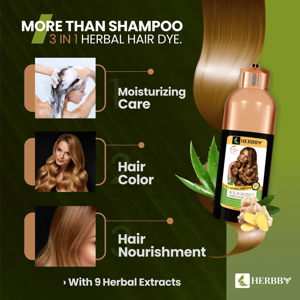 herbby beard and eyebrow color option with gentle safe results
