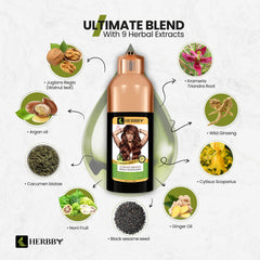 500ml HERBBY bottle provides up to 12 applications