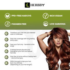 Close-up highlights HERBBY herbal extracts included in formula
