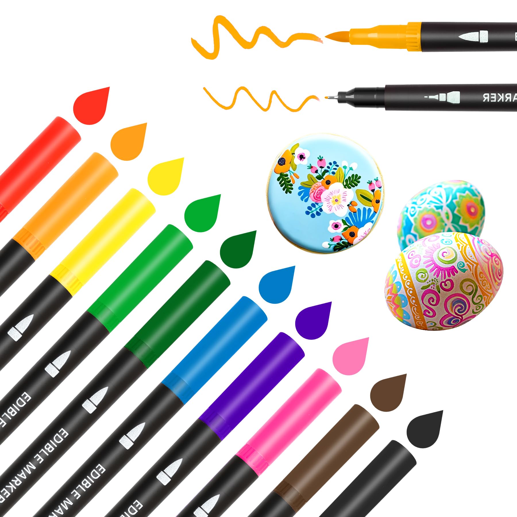 Herbeklab edible markers inspire parent-child decorating activities