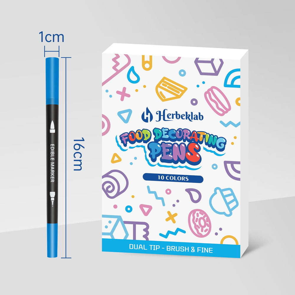 Herbeklab edible markers on white chocolate for tasteless design possibilities