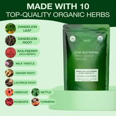 Herbl tea cup during steeping releases inviting aroma and supports digestion.
