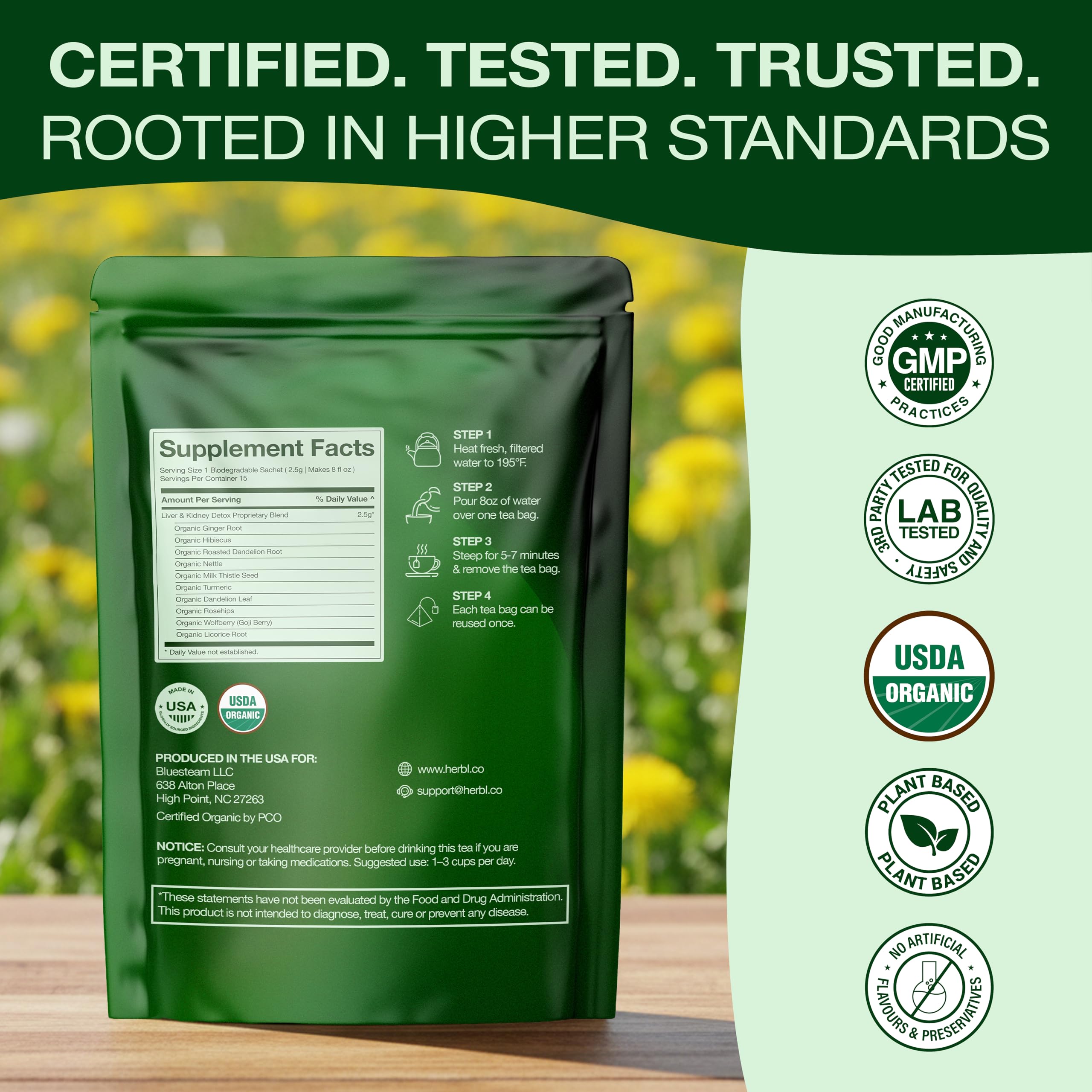Herbl nettle leaves emphasize hydration support for kidney health in daily use.