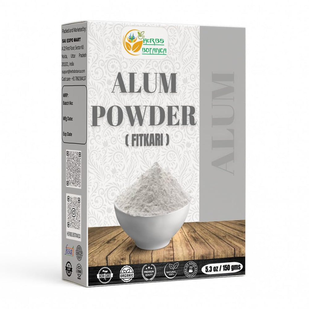Herbs Botanica Potassium Alum powder granules for crisp pickles and water purification.