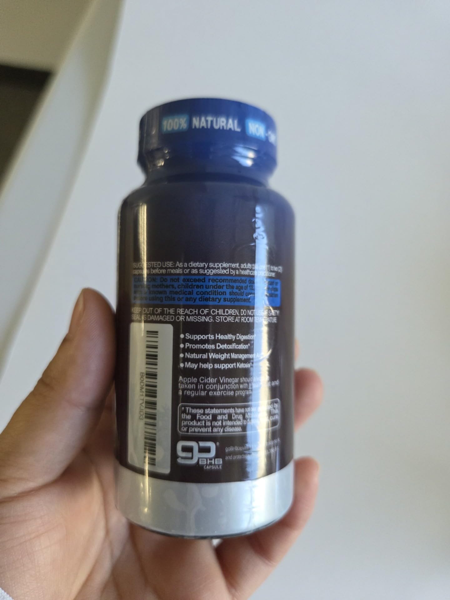 Herbtonics capsules in a pill pouch showing convenient on-the-go use