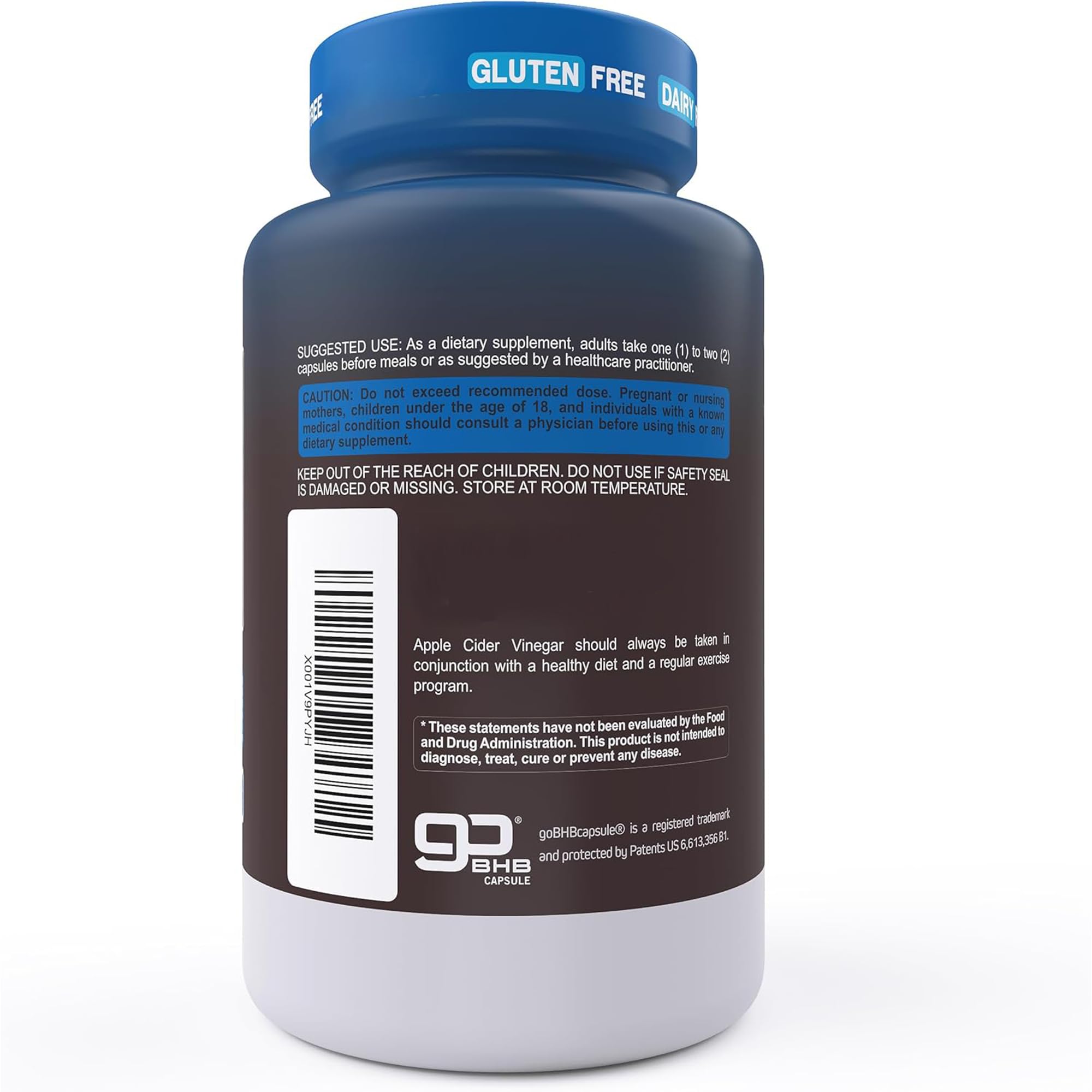 Herbtonics label detail displaying supplement facts and serving size