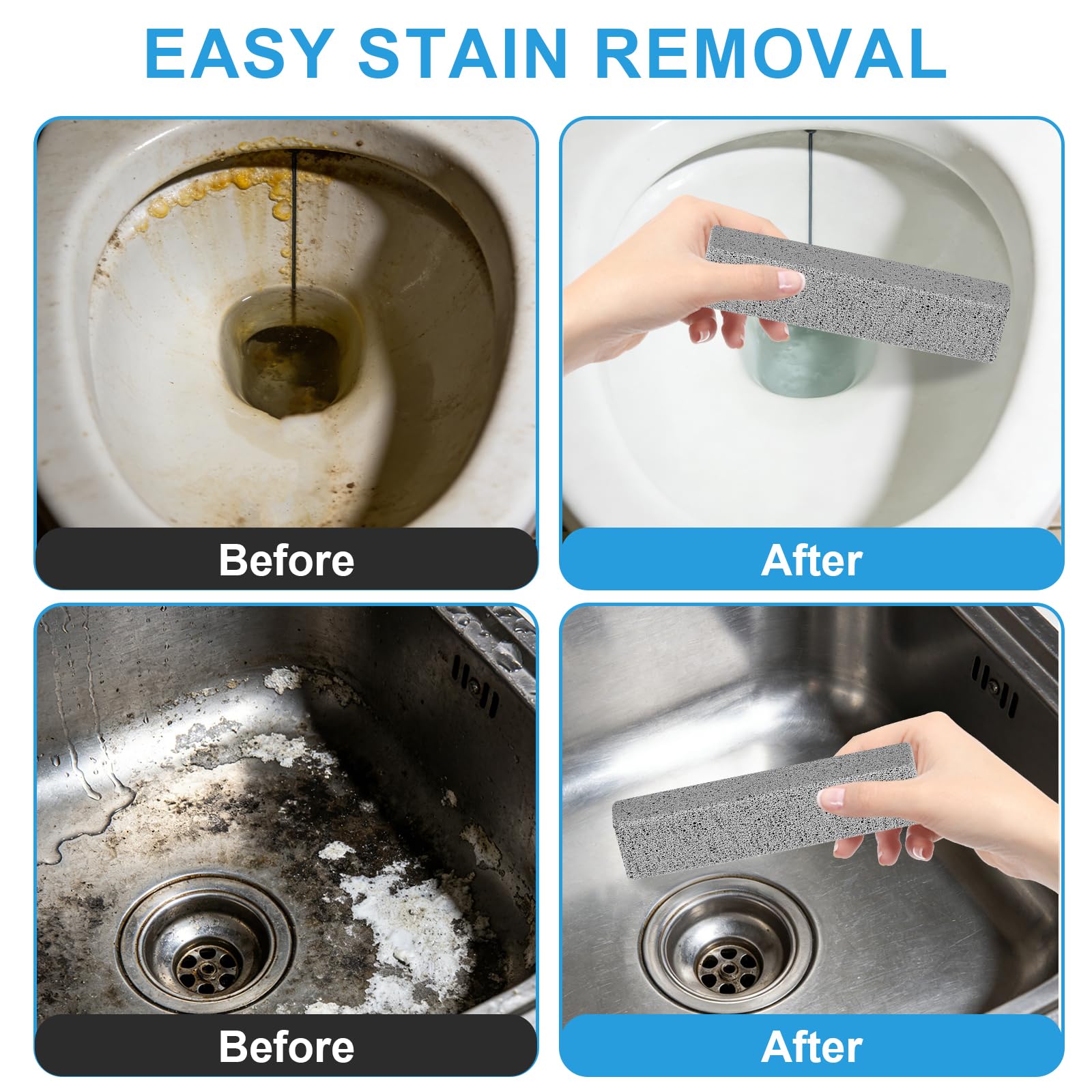 Herda grill pumice cleaning stone to remove grime without scratching.