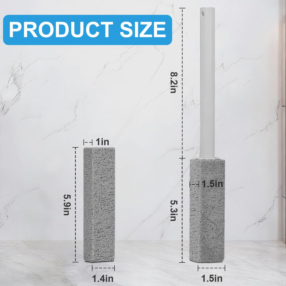 Herda pure pumice stones for natural, scratch-free removal of hard water marks.