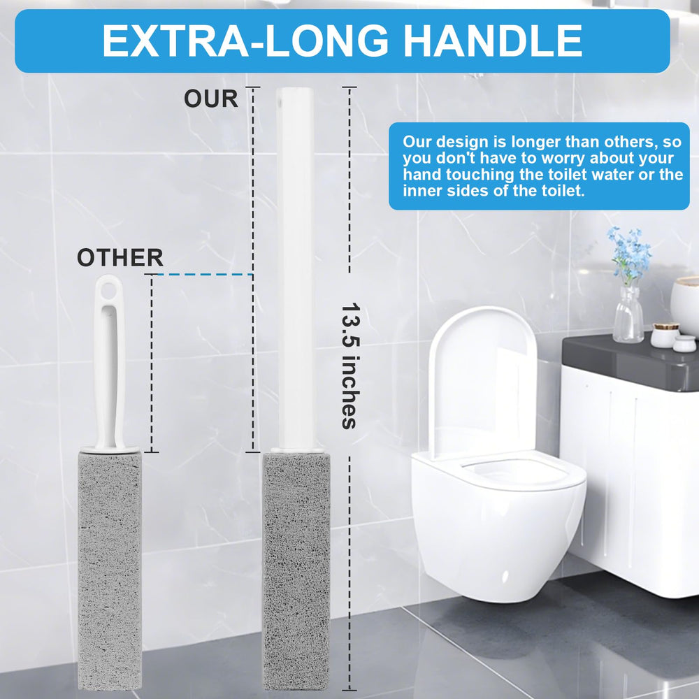 Herda replacement stones with handle for quick maintenance on toilets and tiles.