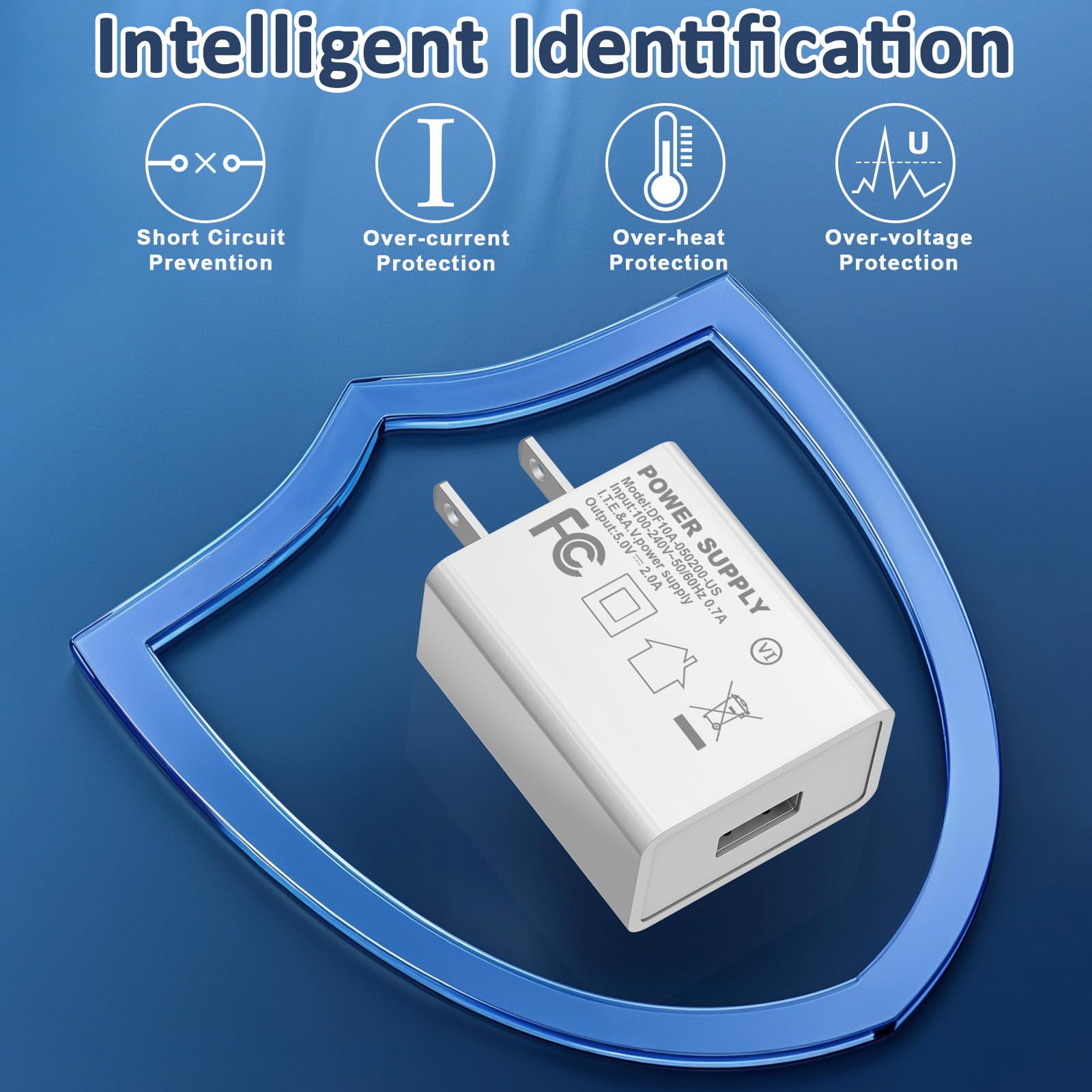 Herfair internal IC chip illustration emphasizes auto-shutoff and protection features.