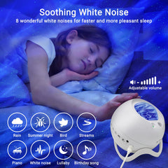 HERHOTER Bluetooth speaker night light streams music with ambience