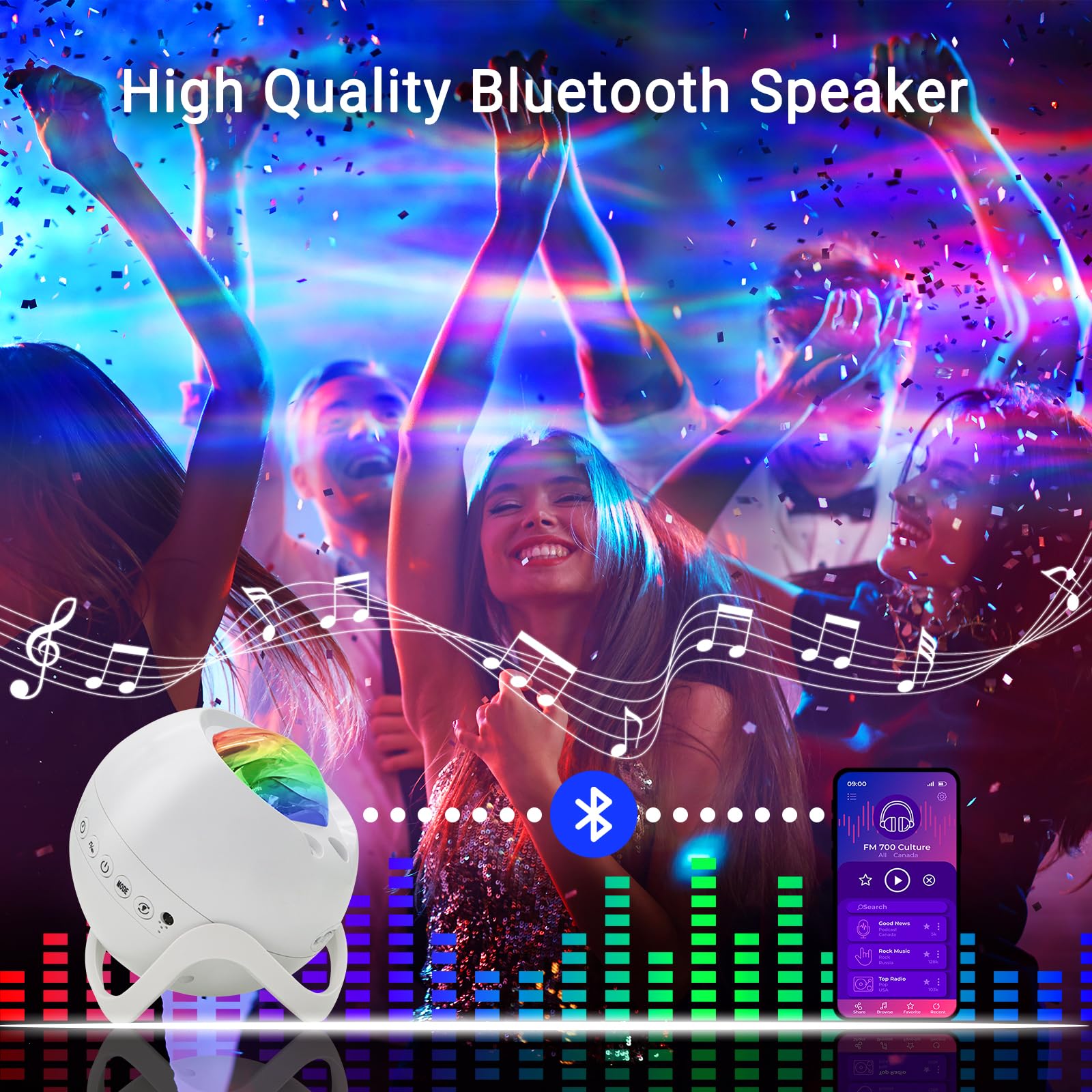 HERHOTER White noise options aid relaxation before sleep
