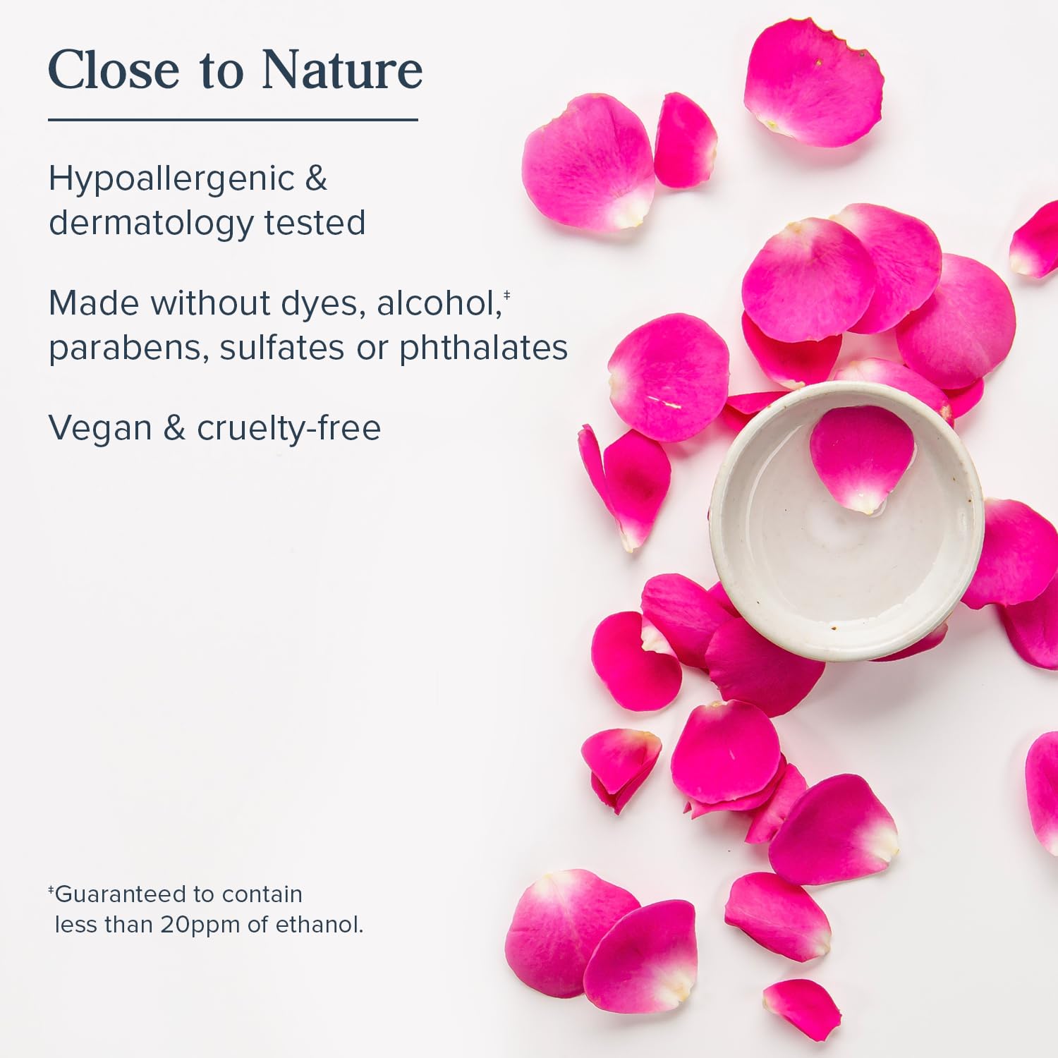 HERITAGE STORE Rosewater & Glycerin mist for hair-use helps reduce frizz.