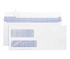 HERKKA No.9 double-window envelope pack view highlighting privacy-focused design