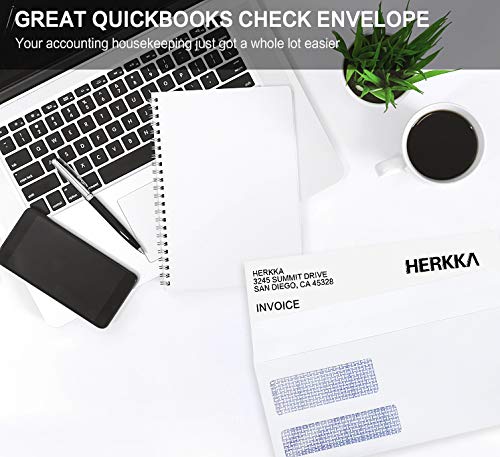 HERKKA No.9 return-address window close-up illustrating privacy protection
