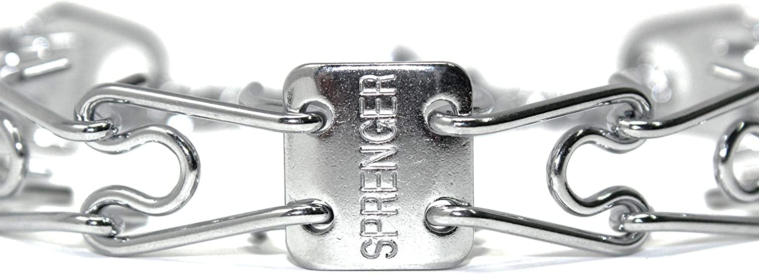 Herm Sprenger Made in Germany badge on collar emphasizes craftsmanship