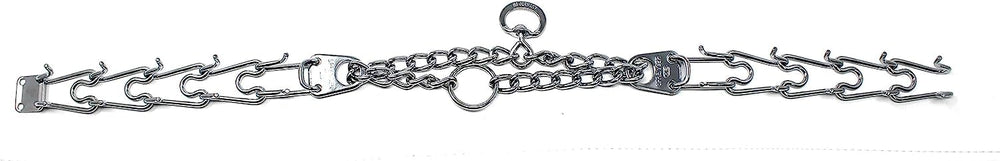 Sizing guide for neck measurement and snug collar wear.